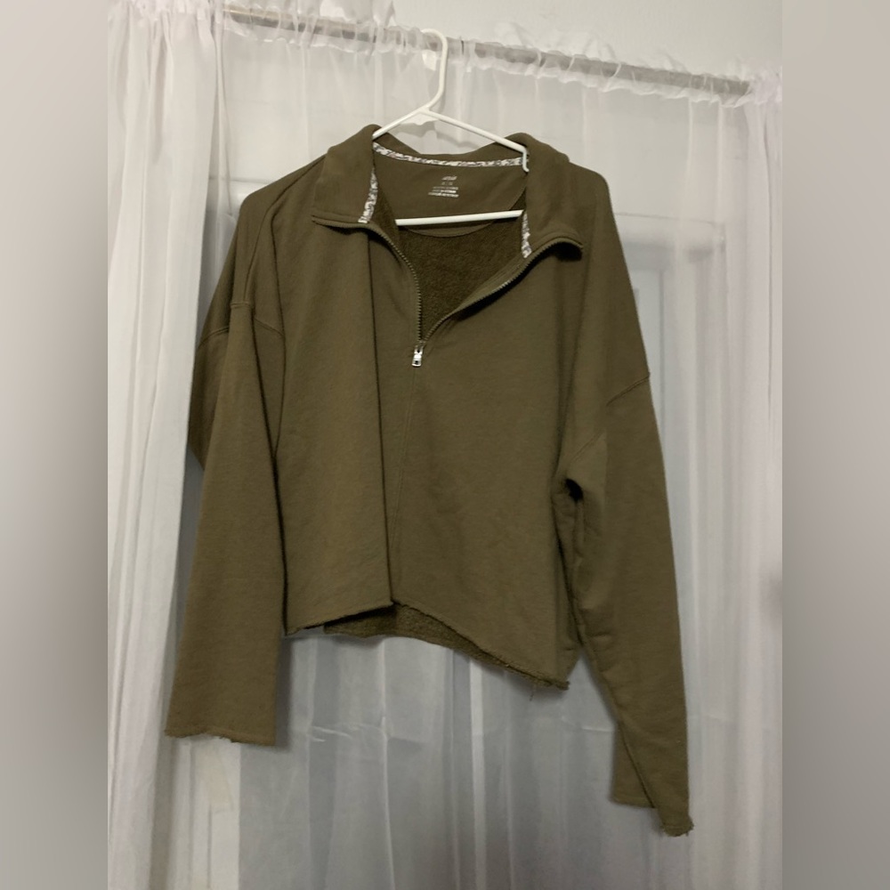 Aerie Cropped Sweatshirt, XL